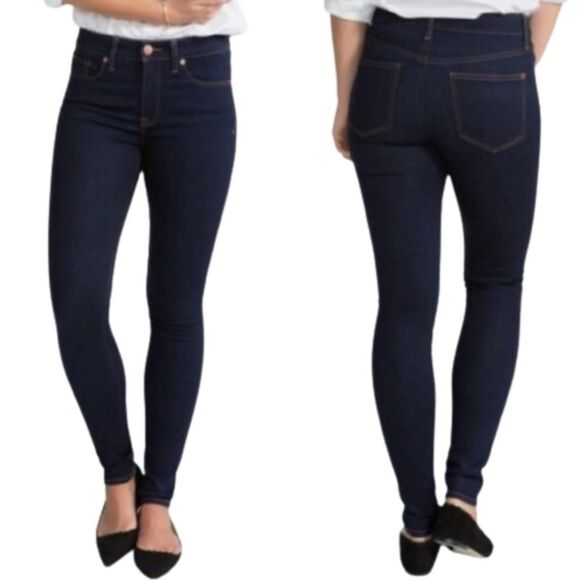 SPANX 5 Pocket Skinny Jeans in Dark Wash Size 26 - Picture 1 of 3